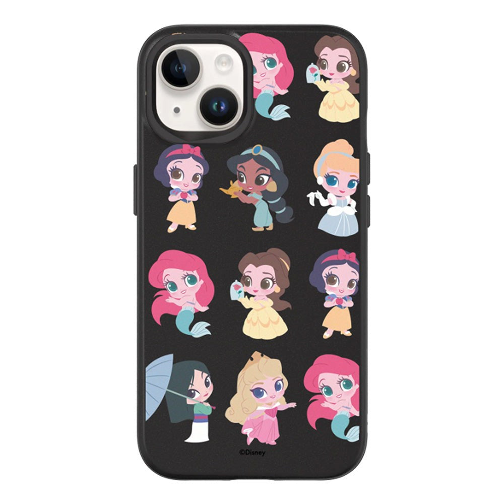 iPhone 14 / 13 RhinoShield SolidSuit Drop Proof Case with Disney Princess - Chibi Style