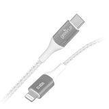 SBS x GREEN_E USB-C to Lightning Cable 30W w. Recycling Set - 1.5 m - White