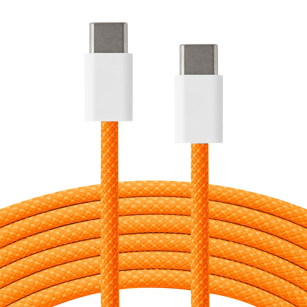 Xceed Braided USB-C to USB-C PD 60W - 2m - Orange