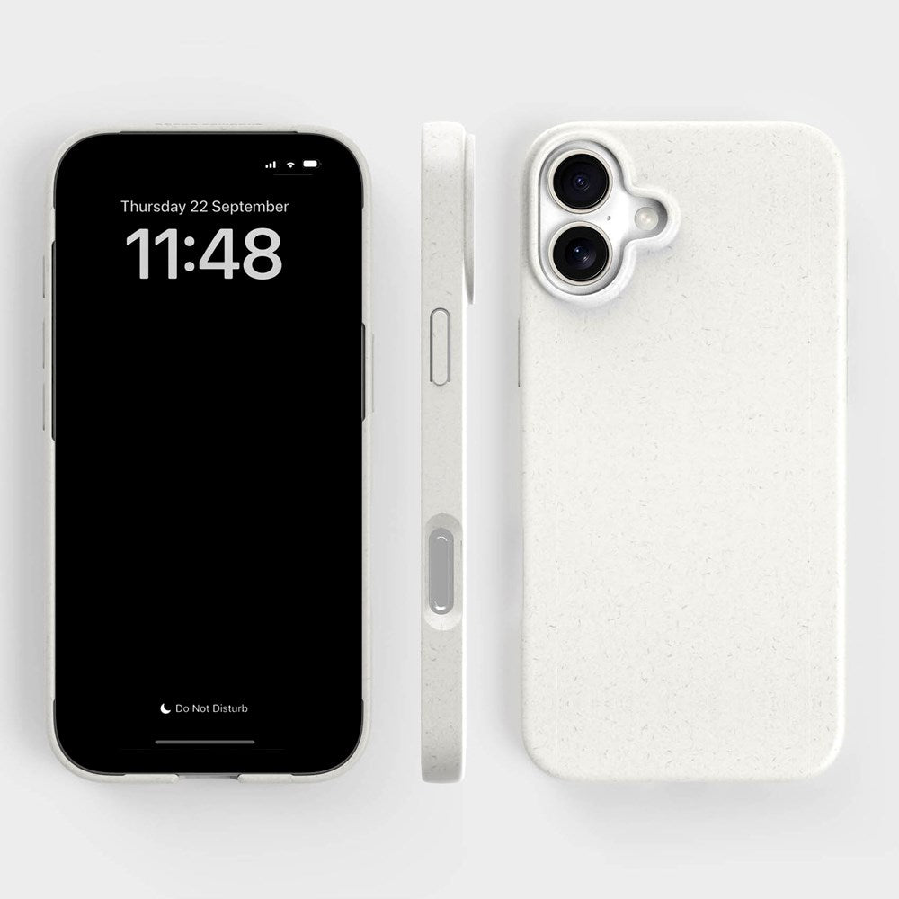 agood company iPhone 16 Plus PLNTPRTCT Case - Vanilla White