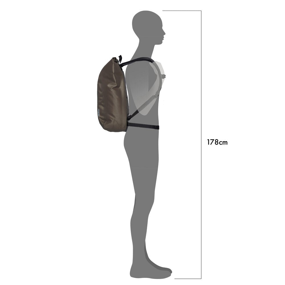 ORTLIEB Velocity PS 23 Liter Backpack (50 x 30 x 16cm) - Brown