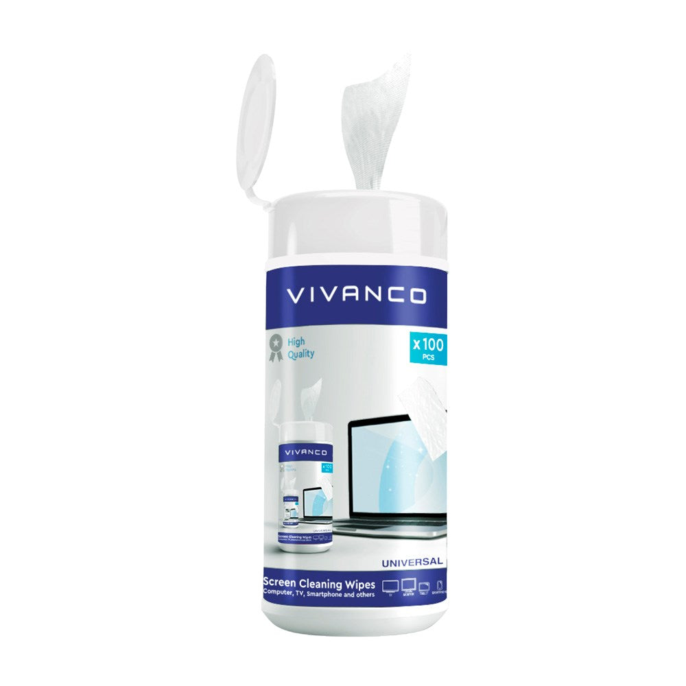 Vivanco Screen Cleaning Wipes – 100 pcs.