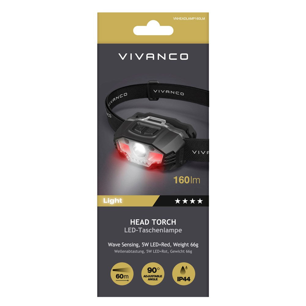 Headlamp 5W 160lm - Black