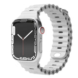 Vonmählen Apple Watch (42/44/SE/45/46/49mm) Wave Band Silicone Strap - Grey