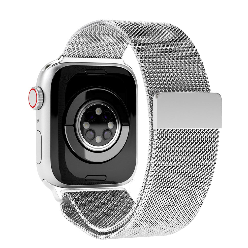 Vonmählen Apple Watch (42/44/SE/45/46/49mm) Milanese Loop Stainless Steel Strap - Silver