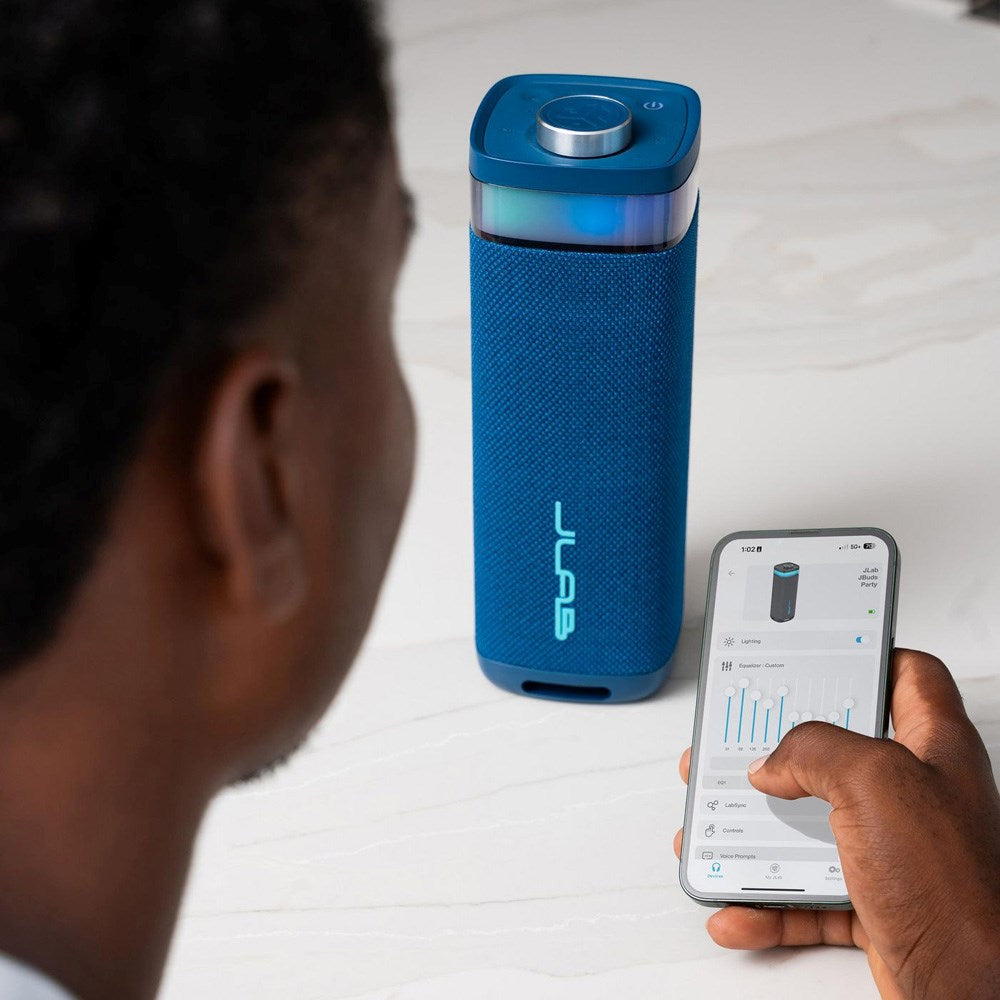 JLab JBuds Bluetooth Speaker with Light - Blue