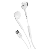 MUSIC HERO Tubb Stereo In-Ear Headphones with USB-C & Microphone - White