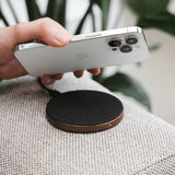 Woodcessories EcoPad 15W Wireless Charger - Real Wood - Walnut