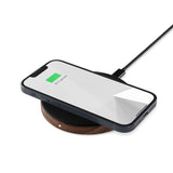 Woodcessories EcoPad 15W Wireless Charger - Real Wood - Walnut