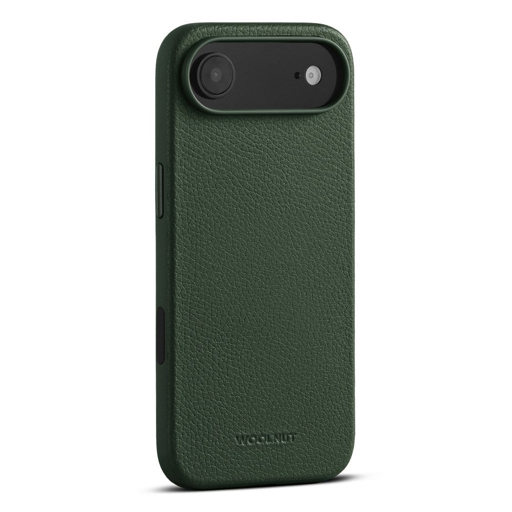 WOOLNUT iPhone Air Full Grain Leather Case - MagSafe Compatible - Green