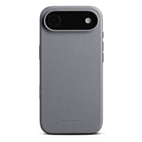 WOOLNUT iPhone Air Full Grain Leather Case - MagSafe Compatible - Grey