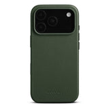 WOOLNUT iPhone 17 Pro Full Grain Leather Case - MagSafe Compatible - Green