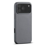 WOOLNUT iPhone 17 Pro Max Full Grain Leather Case - MagSafe Compatible - Grey