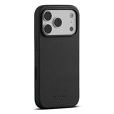 iPhone 18 Pro Max WOOLNUT Genuine Leather Case - MagSafe Compatible - Black