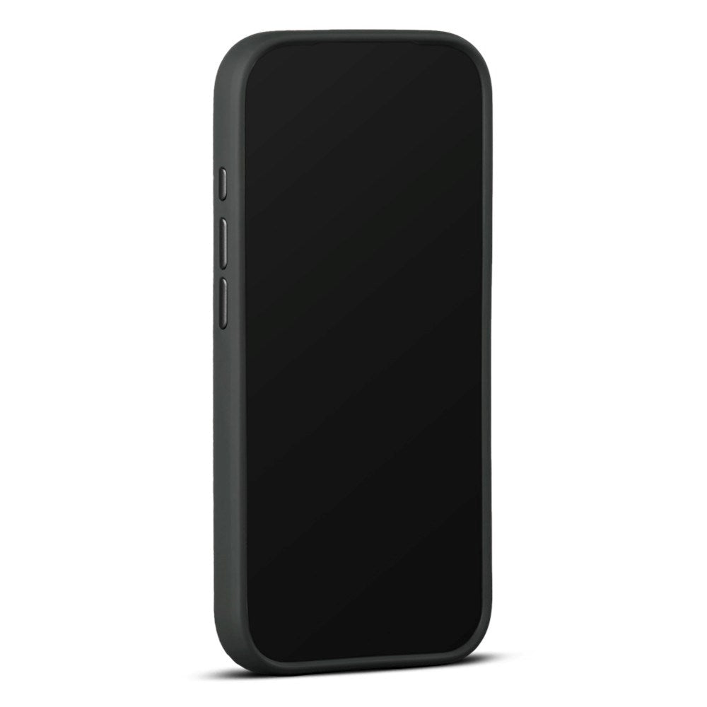 iPhone 18 Pro Max WOOLNUT Genuine Leather Case - MagSafe Compatible - Black