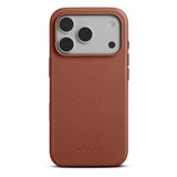 iPhone 18 Pro WOOLNUT Genuine Leather Case - MagSafe Compatible - Brown