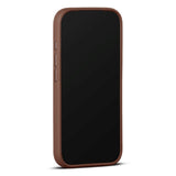 iPhone 18 Pro WOOLNUT Genuine Leather Case - MagSafe Compatible - Brown