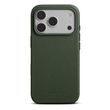 iPhone 18 Pro Max WOOLNUT Genuine Leather Case - MagSafe Compatible - Green