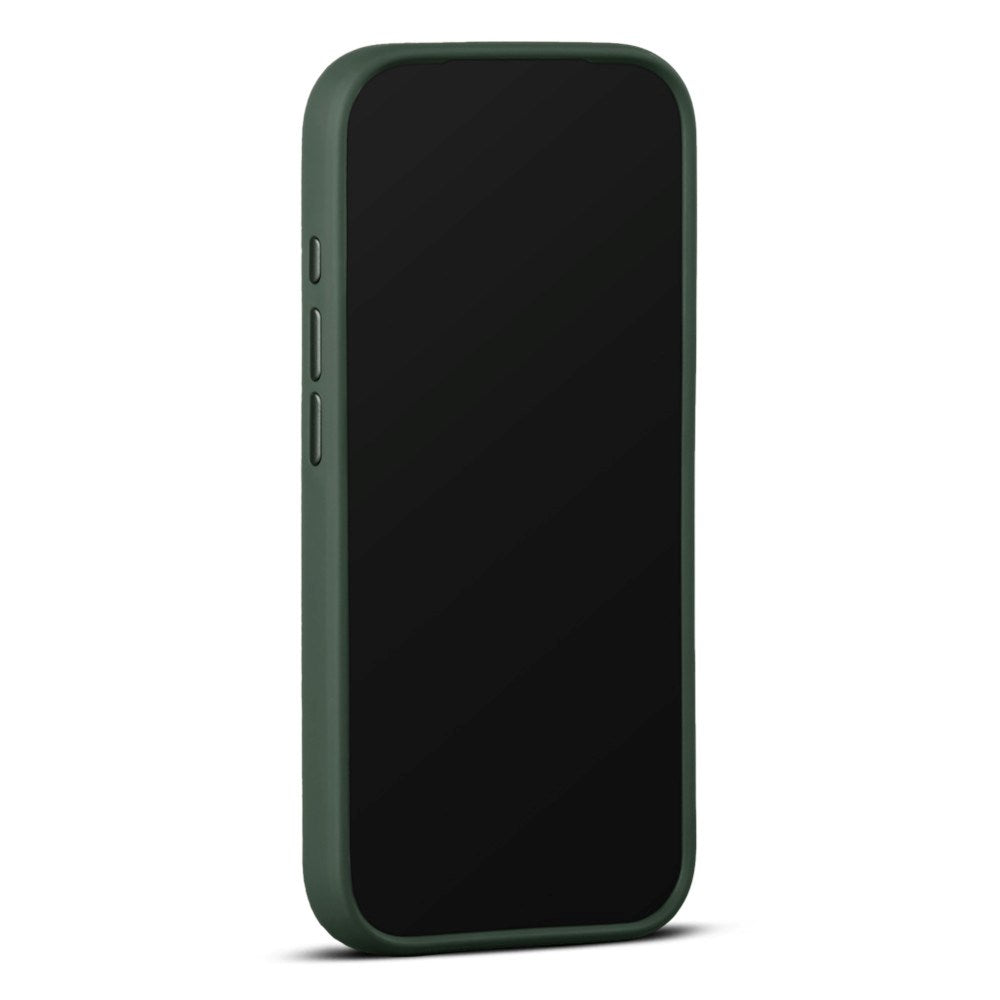 iPhone 18 Pro Max WOOLNUT Genuine Leather Case - MagSafe Compatible - Green