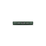 iPhone 18 Pro WOOLNUT Genuine Leather Case - MagSafe Compatible - Green