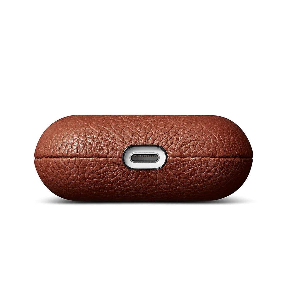 Woolnut AirPods Pro (1. gen.) Genuine Leather Case - Brown