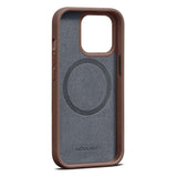 iPhone 15 Pro Max WOOLNUT Full Grain Leather Case - MagSafe Compatible - Brown