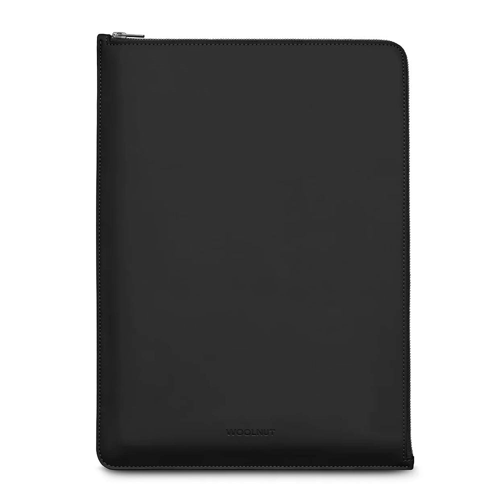 Woolnut Coated Folio PU Leather Sleeve for MacBook / Laptop 16" (360 x 250mm) - Black