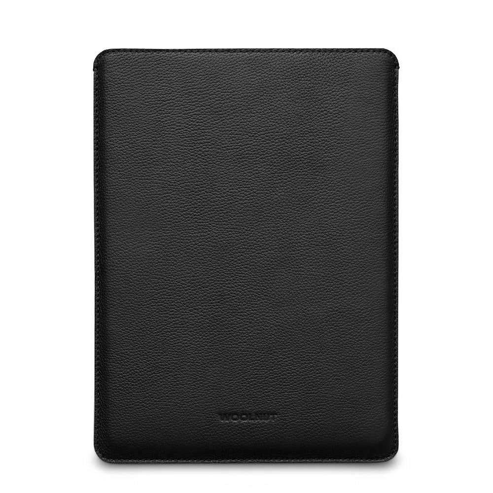 Woolnut Leather Sleeve for MacBook / Laptop 15" (350 x 245mm) - Black