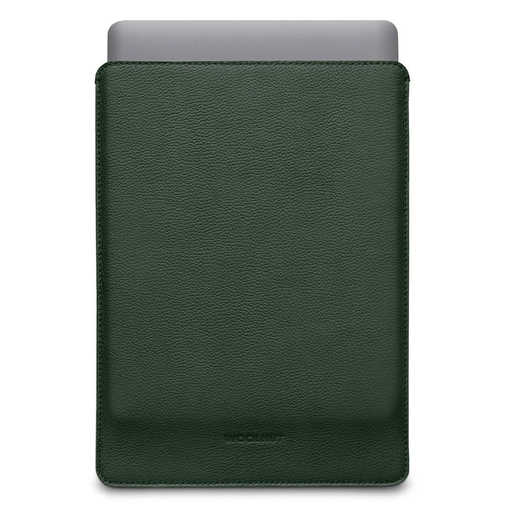 Woolnut Leather Sleeve for MacBook / Laptop 15" (350 x 245mm) - Green