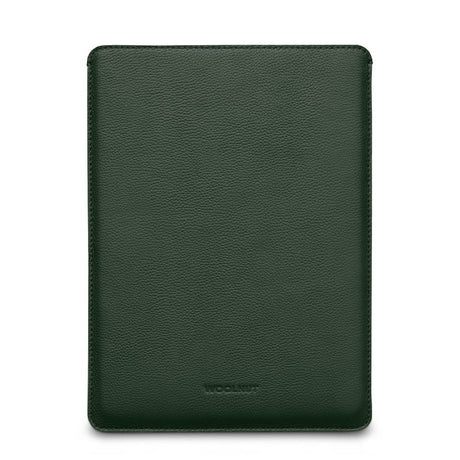 MacBook Pro 14" M5 / M4 / M3 / M2 / M1 (2025 / 2021) Genuine Leather Folio Sleeve - 24.5 x 33 cm - Green