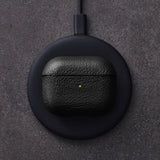 Woolnut AirPods Pro (1. gen.) Genuine Leather Case - Black