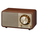 SANGEAN Genuine Mini WR7 Wireless Bluetooth Speaker w. Radio - Dark Brown