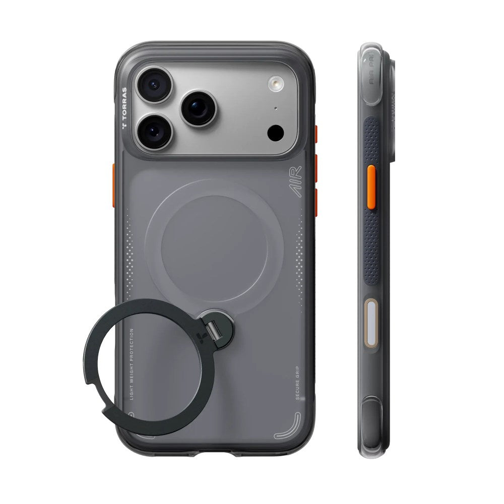iPhone 18 Pro Max / 17 Pro Max TORRAS Ostand Q3 Air Case - MagSafe Compatible - Black