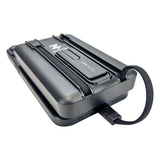 Zmartgear Powerbank Pro 6-in-1 with 18W / 10.00mAh / Wireless Charging / Built-in USB-C & Lightning Cable / Kickstand - Black